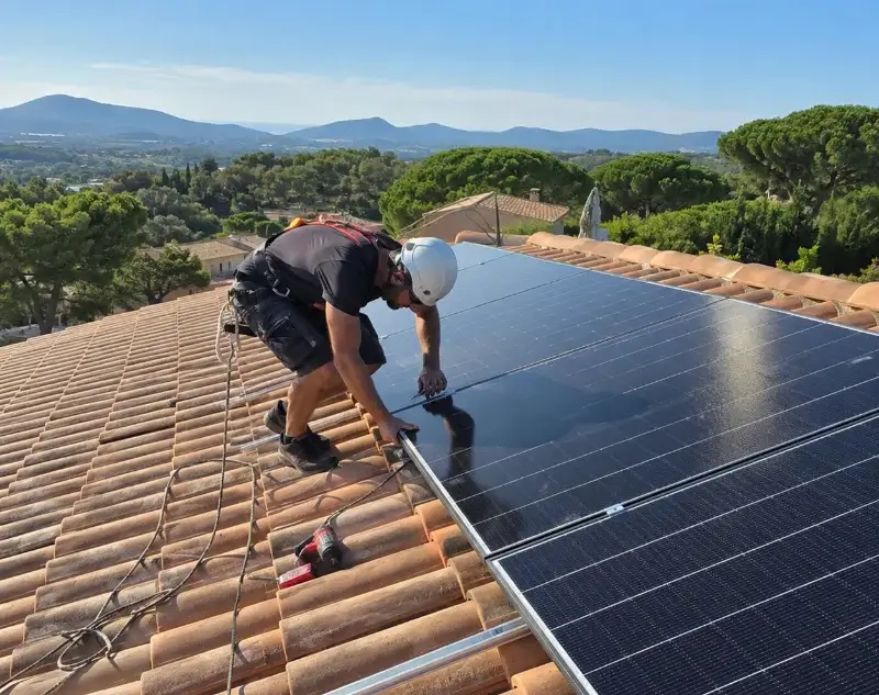 Installateur panneaux solaires Aurons — pose photovoltaïque sur toiture